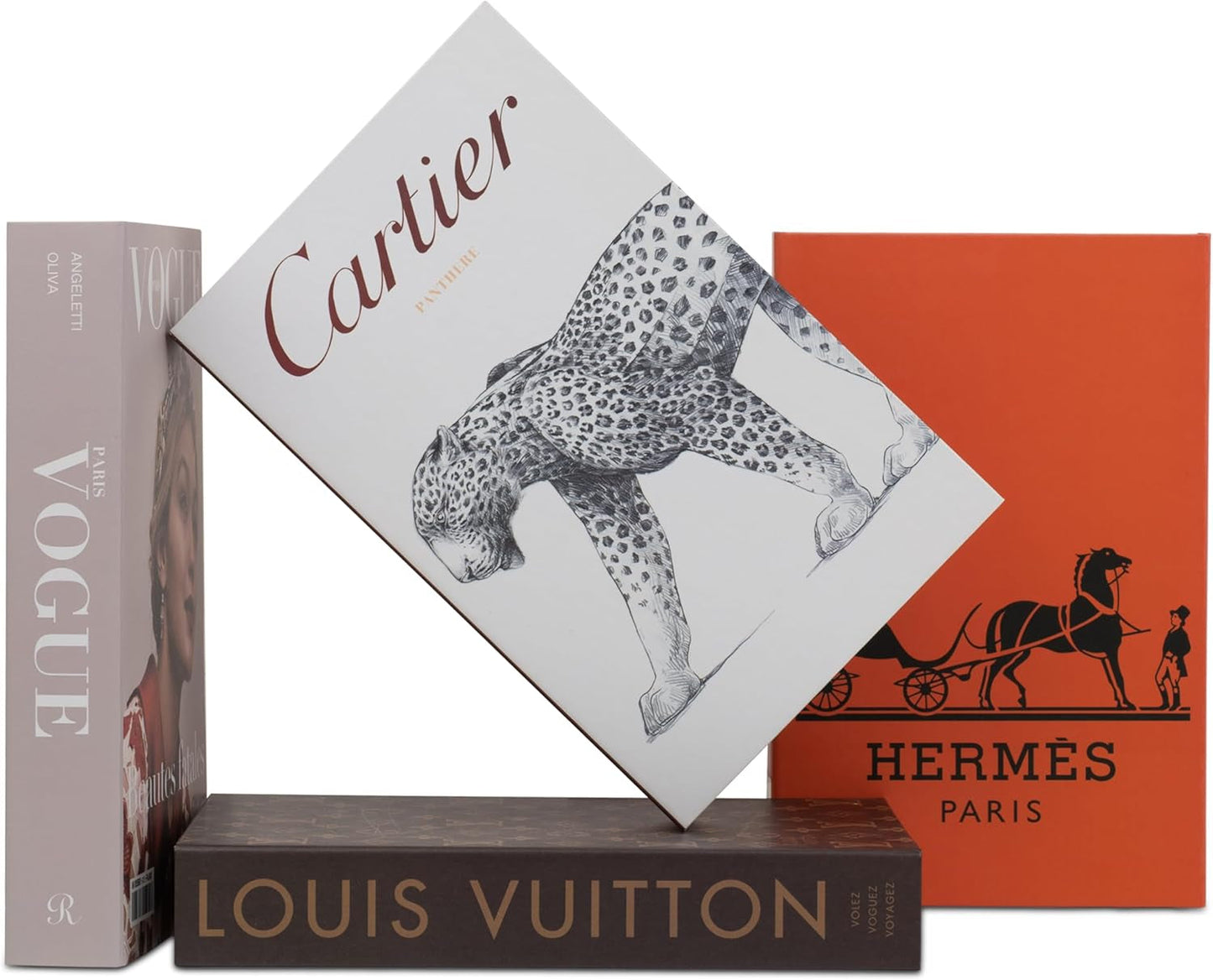 Decorative Books_Glam - Fake Books for Home Decor, Aesthetic Book for Room Decoration, Living Room, Preppy, Book Shelf, Shelf, Designer Books Decor Set