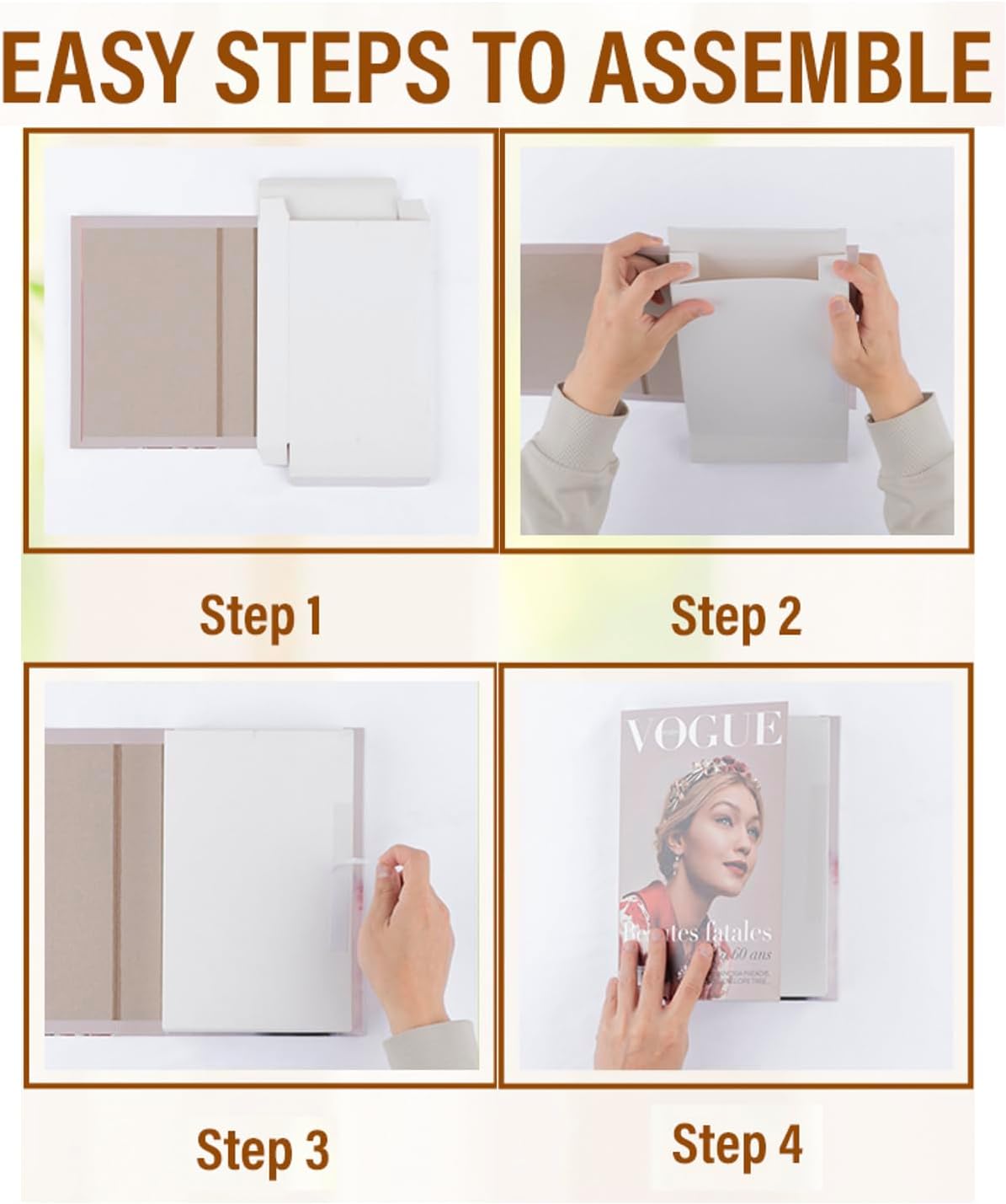 Decorative Faux Books Set for Home and Shelf Aesthetics, Ideal for Living Room and Room Decor