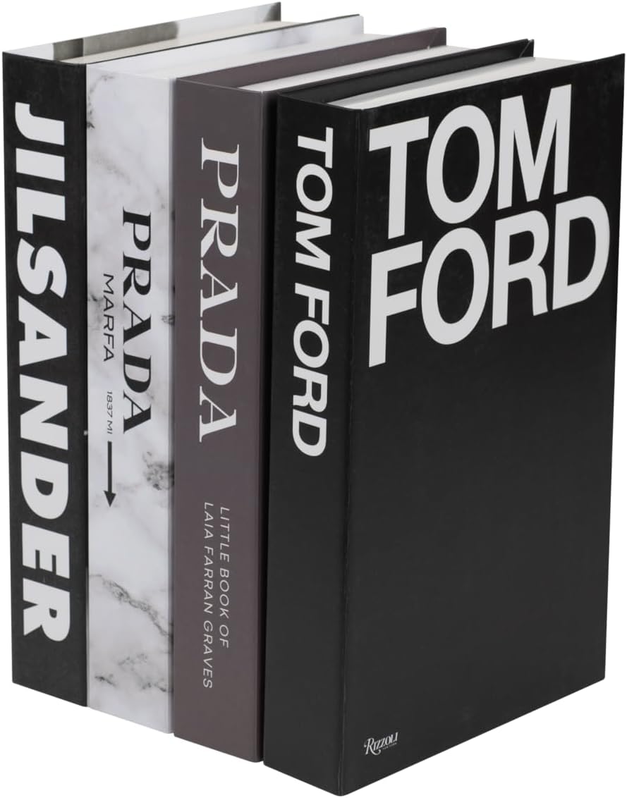 Decorative Books_Marble - Fake Books for Home Decor, Aesthetic Books for Room Decor, Living Room, Preppy, Book Shelf, Shelf Books Decor Set