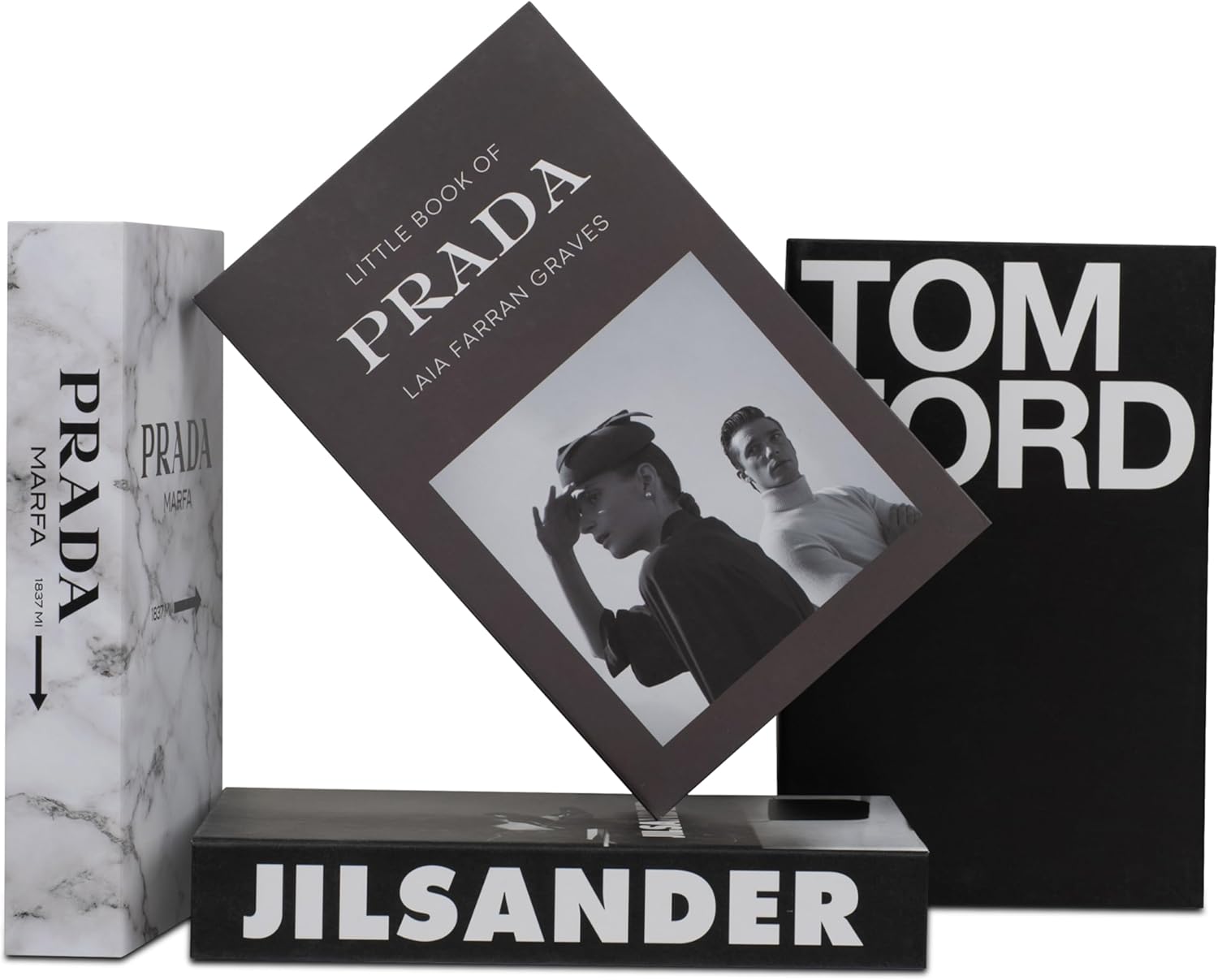 Decorative Books_Marble - Fake Books for Home Decor, Aesthetic Books for Room Decor, Living Room, Preppy, Book Shelf, Shelf Books Decor Set