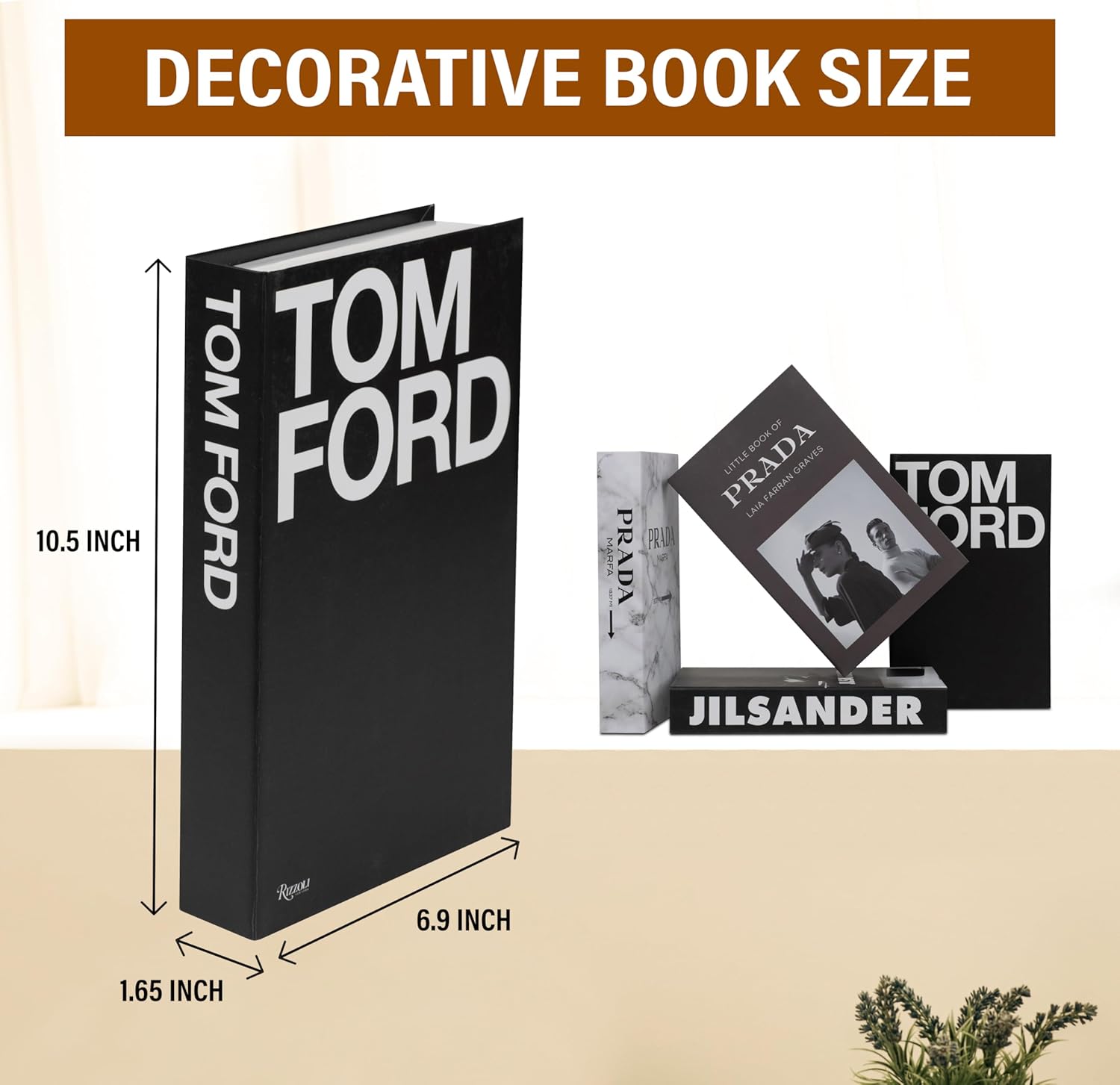 Decorative Books_Marble - Fake Books for Home Decor, Aesthetic Books for Room Decor, Living Room, Preppy, Book Shelf, Shelf Books Decor Set