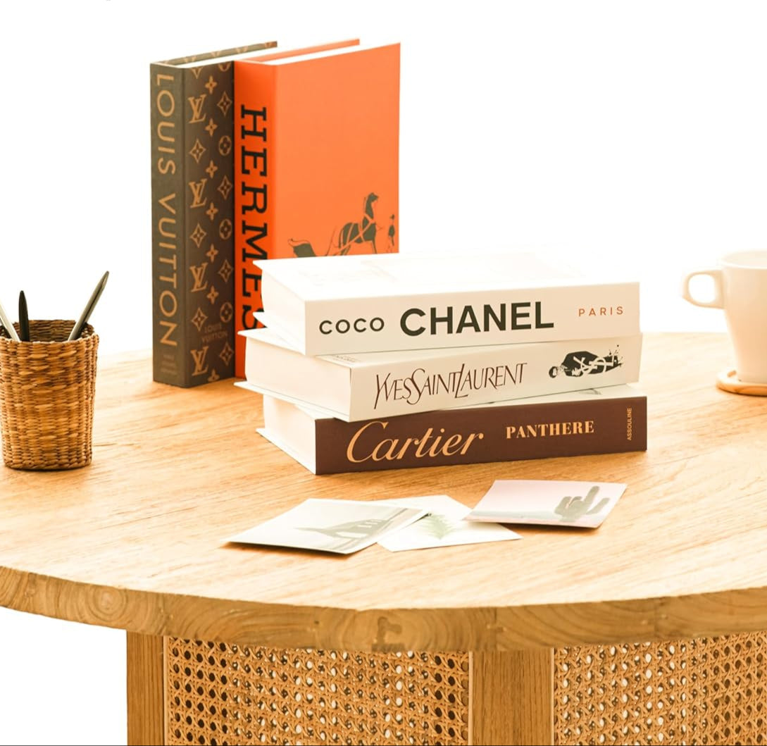 Decorative Faux Books Set for Home and Shelf Aesthetics, Ideal for Living Room and Room Decor