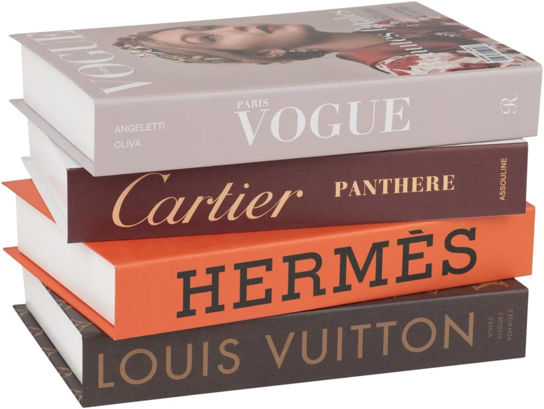 Decorative Books_Glam - Fake Books for Home Decor, Aesthetic Book for Room Decoration, Living Room, Preppy, Book Shelf, Shelf, Designer Books Decor Set