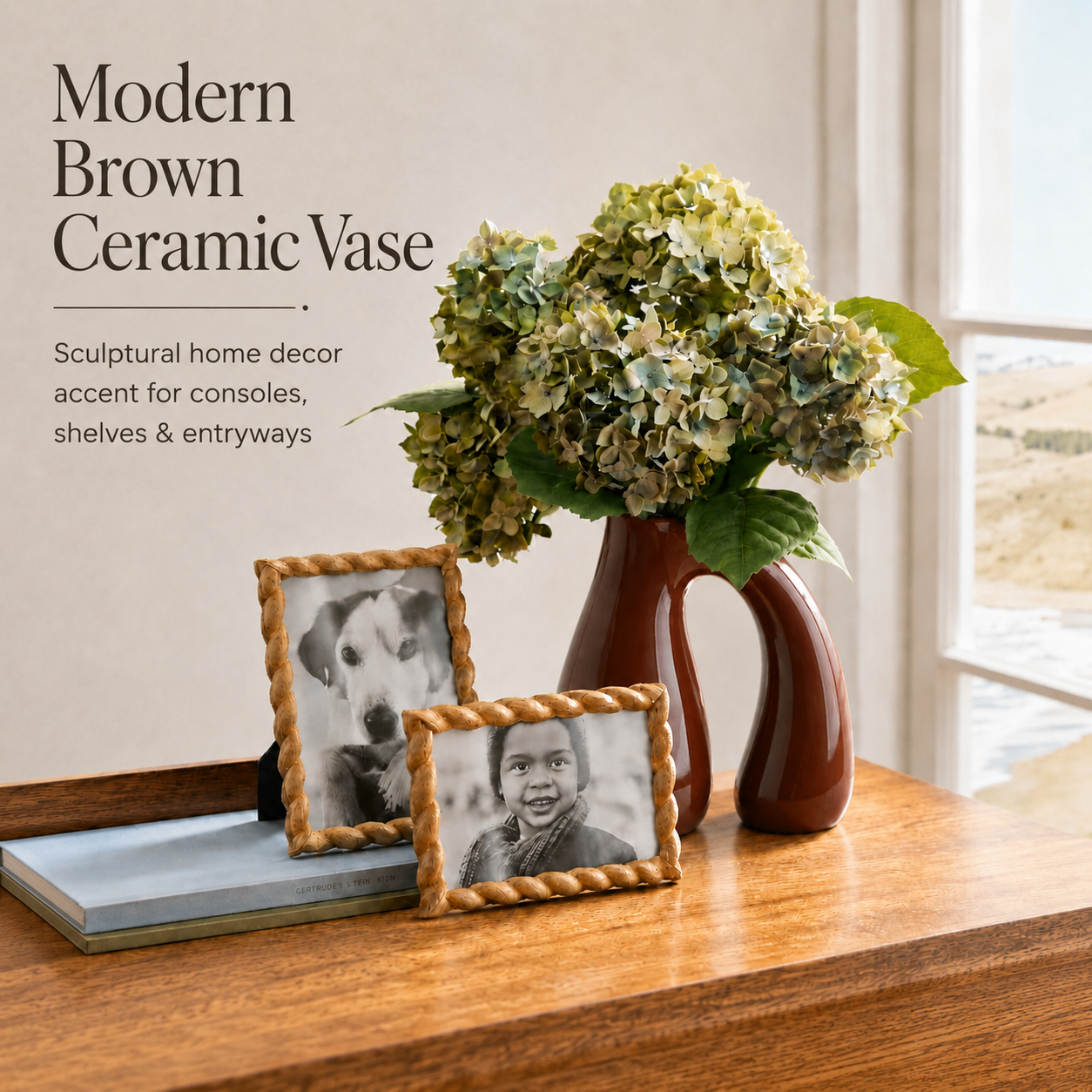 Brown Ceramic Vase