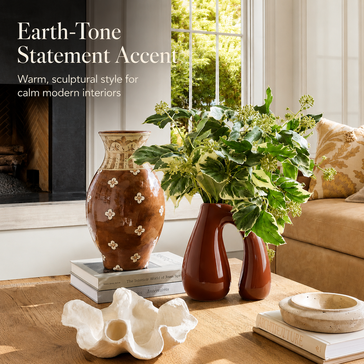 Brown Ceramic Vase