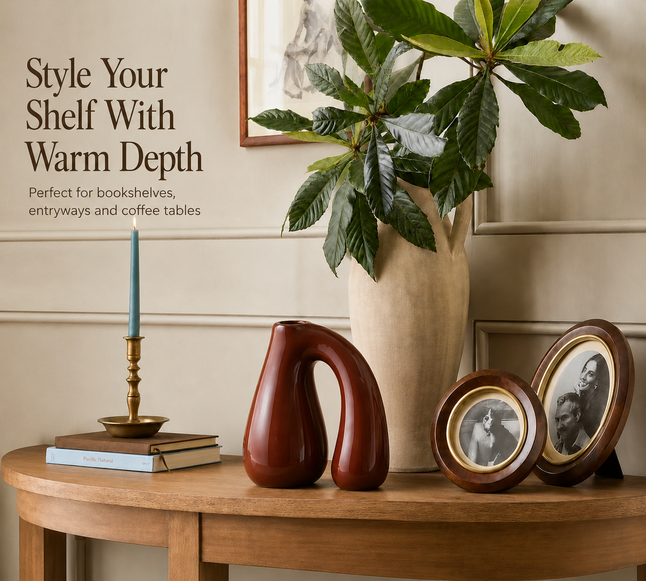 Brown Ceramic Vase