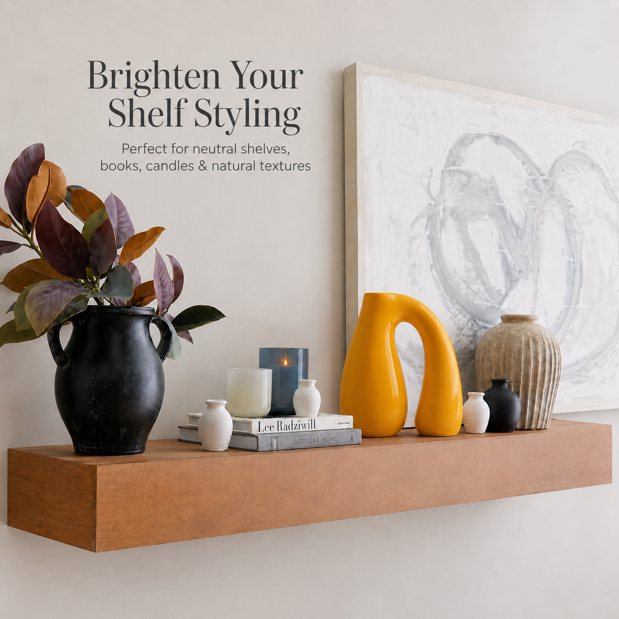 Yellow Ceramic Vase