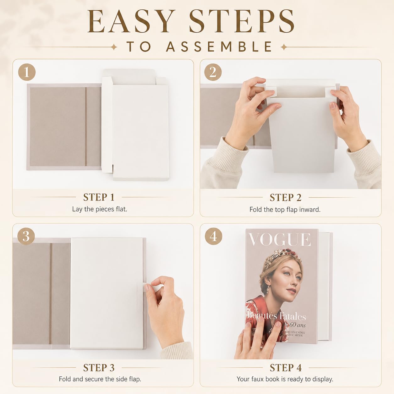 Easy steps to assemble