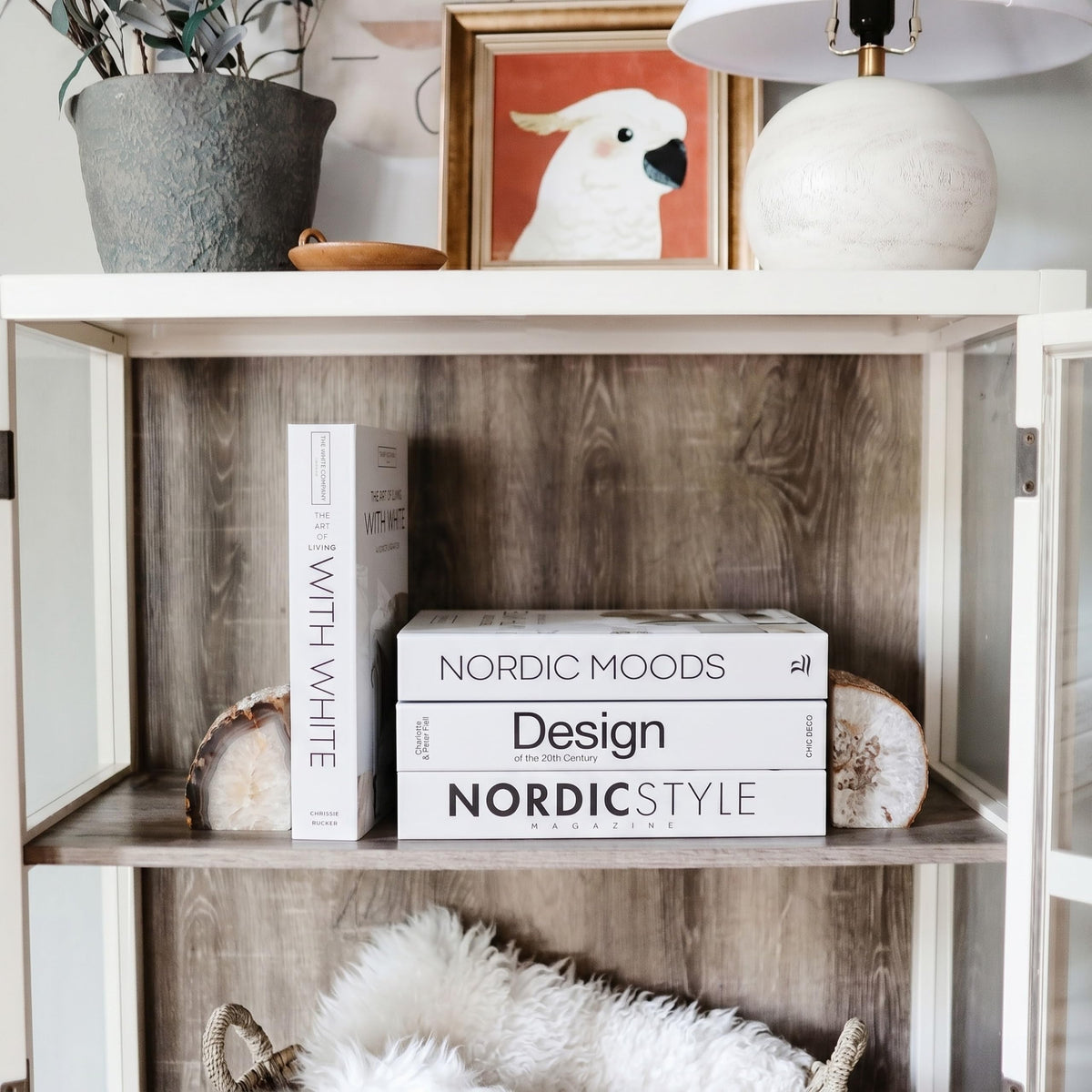 Black decorative book set — PT02