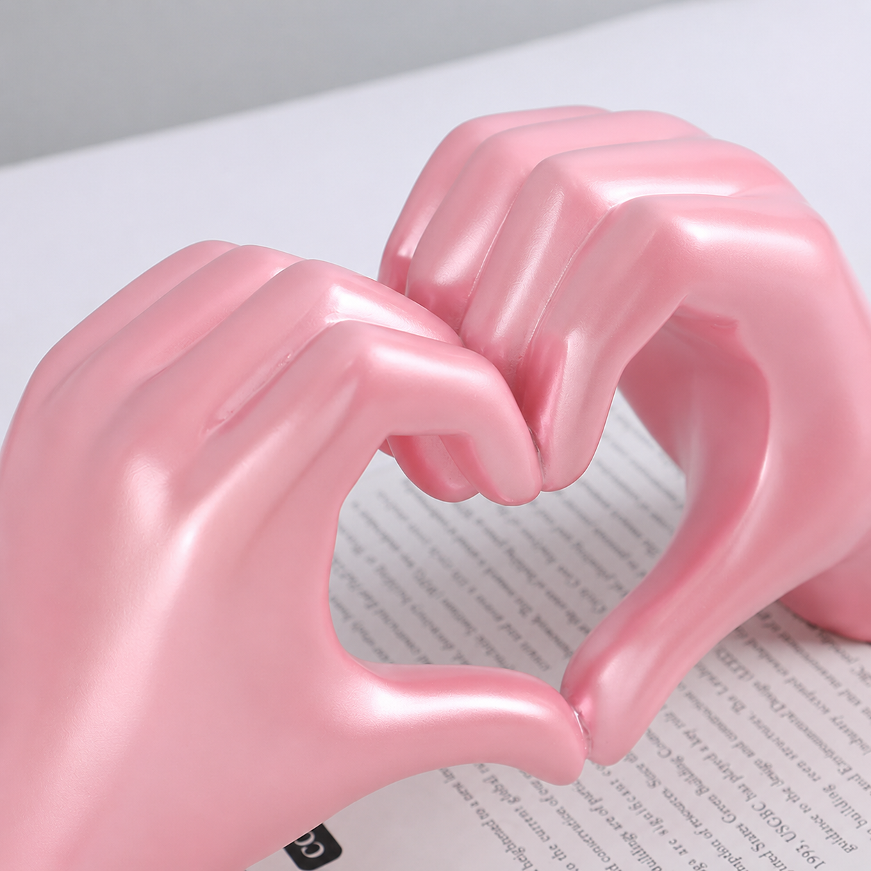 Heart Hands Sculpture